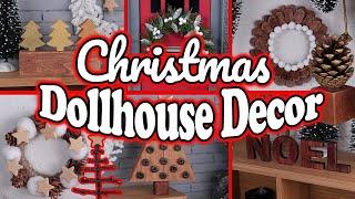 Christmas Miniature Decor for Dollhouses in One Sixth Scale