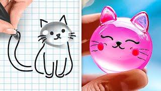 CUTE ART IDEAS  SATISFYING & EASY CRAFTWORK