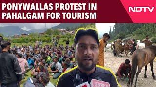 Pahalgam Terror Attack | Ponywallas Protest, Urge Authorities For Access To Tourist Areas