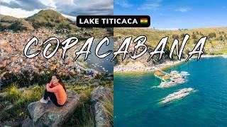 The HIGHEST Navigable Lake : Exploring Copacabana On Lake Titicaca