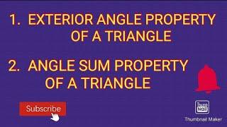 ANGEL PROPERTY OF A TRIANGLE