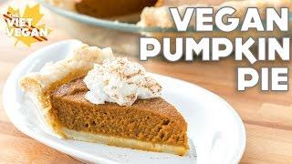 Vegan Pumpkin Pie | The Viet Vegan