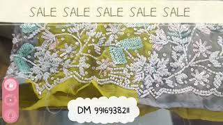 Biggest Sale All Exclusive Designer Pieces Hand work Dress Material