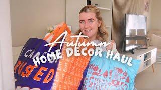 COSY AUTUMN HOMEWARE HAUL  | Autumn 2024, home bargains and b&m, home decor and Mrs Hunch cleaning!