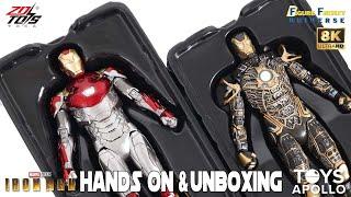 ZD Toys Iron Man Mark 41 &  Iron Man Mark 47  Hands on & Unboxing