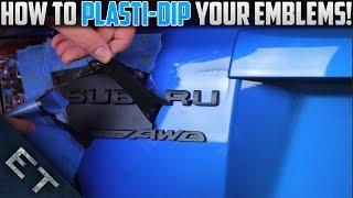 How To Plasti Dip Emblems/Badges on Your Car | Step By Step Guide