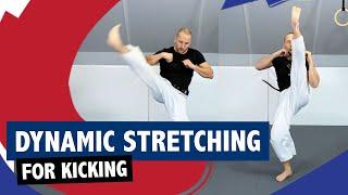 Dynamic stretching for kicking | Tutorial Hapkido Flexibility