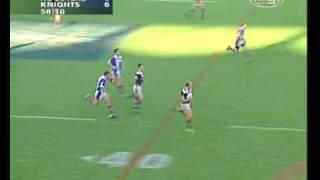 Fitzgibbon's 90m try against the Knights 2002!!