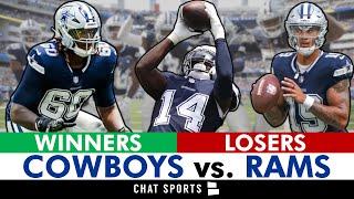 Cowboys Winners & Losers From Rams Preseason Loss Ft. Trey Lance, Markquese Bell And Tyler Guyton