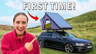 We ditch Van Life for Tent Life! (First time car camping)