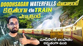 DoodhSagar Waterfalls చూడాలంటే ఈ Train ఎక్కాల్సిందే | Madgoan To Hubli Amaravati Express Train Vlog