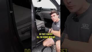 How to speed up your interior vacuuming #carcleaning #autodetail #detailing #autodetailing #detailer