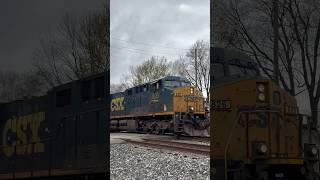 CSX I018 UPS Trailer Intermodal Train from Creston, Ohio 4/5/2025 #csx #train #railroad #shorts #ns