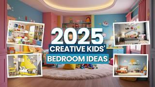 Creative Kids' Bedroom Ideas 2025 | Fun Wall Art Trends | Comfortable Bed Inspiration