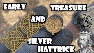 Merovingian gold treasure and silver hattrick!!! | Metal detecting UK | Minelab Equinox 800