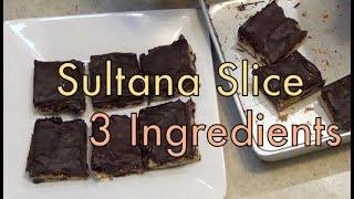 Sultana Slice 3 Ingredient cheekyricho cooking video recipe.ep.1,260