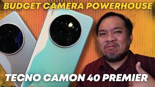 TECNO CAMON 40 Premier and Pro 5G Hands-on | Your next budget camera phone?