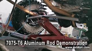 7075 T6 Aluminum Rod Demostration