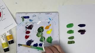 Color Wheel Color Mixing