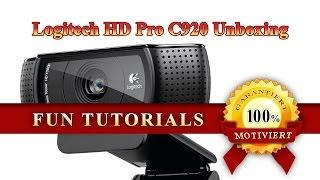 Logitech C920 HD Pro Webcam - unboxing und Features - [HD] deutsch