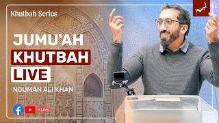 Friday Khutbah by Nouman Ali Khan [Live] | MAS Katy Masjid, Houston TX