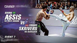 Full Fight: Edgars Skrives vs Bruno Assis - Karate Combat S03E07