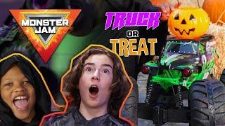 TRUCK Or Treat!  MONSTER JAM Halloween - Revved Up Recaps Episode 1