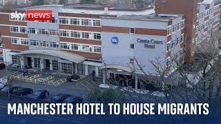 Residents divided as a Manchester hotel becomes accommodation for asylum seekers