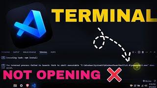 Terminal not opening in VS code 2024 | Powershell does not exist in VS Code | Rishav hacx