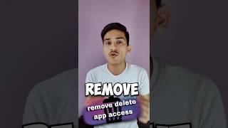 deleted aap ka access remove Karo apne phone se #viral #tech #ytshorts