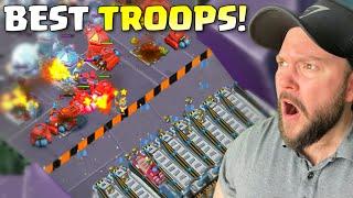 The BEST Troops for Mega Crab in Boom Beach!