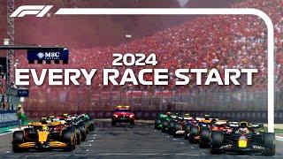 Season-Defining Overtakes & Big Clashes | Every Race Start of 2024