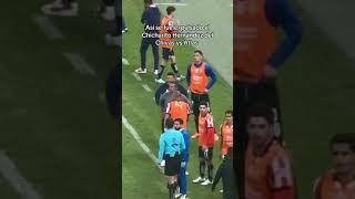 Así se fue expulsado Javier el Chicharito Hernández del Chivas vs Atlas, le reclamó  al árbitro