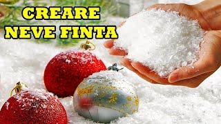 CREARE NEVE FINTA (Decorazioni Natalizie) ARTIFICIAL SNOW