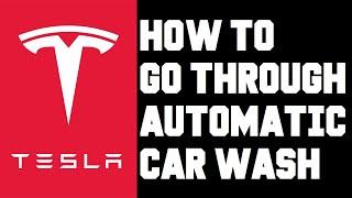 How To Go Through Car Wash in Tesla - How To Use Tesla Car Wash Mode Tutorial Guide Video Help