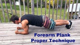 Forearm Plank Proper Technique | Surf Training Factory