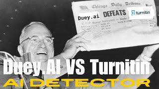 Can the Duey.AI Humanizer Bypass the Turnitin AI Detector?