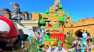 NEW! Full Super Nintendo World Land Tour at Universal Studios 2022 |  World of Mario in Real Life