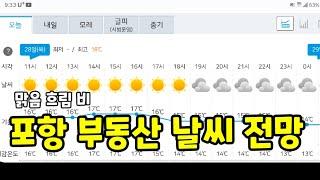 날씨로 점쳐보는 포항 부동산 전망