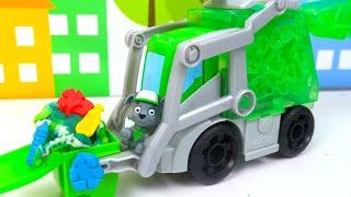 Pâte à modeler Play-doh Camion Poubelle avec Rocky Pat' Patrouille