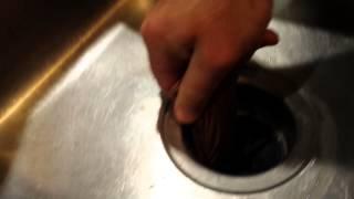 How NOT to clog a garbage disposal
