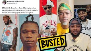 Burna boy Arrest Speed Darlington Again / Reno Rate Wizkid