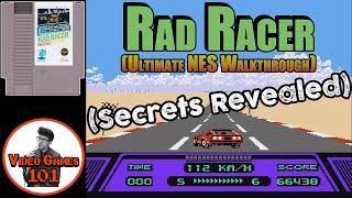 Rad Racer NES Walkthrough | Video Games 101