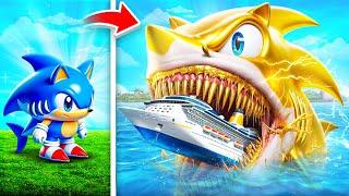 Upgrading Sonic To MEGALODON SONIC In GTA 5!