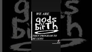 I look for God and couldn't find him, I looked in the mirror and saw God. For ye are God's.