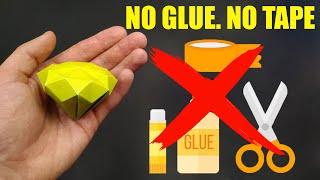 Origami paper Diamond No GLUE! (Yakomoga) - Origami Paper Diamond 