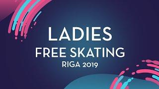 Darya Svobodina (UZB)| Ladies Free Skating | Riga 2019