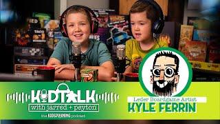 Kidtalk Episode 4 - Kyle Ferrin - Leder Games Artist (Root, Fort, Oath, Vast)