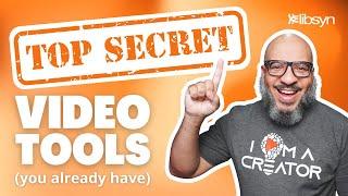 You Already Have It! — One of the First Tools You Need To Go from Audio To Video Podcasting