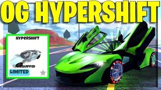 The Grind to OG Hypershift Begins! (Roblox Jailbreak)